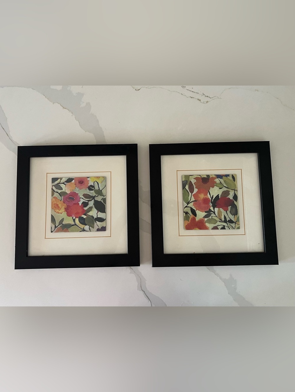 Kim Parker Floral Framed Print Set of 2
